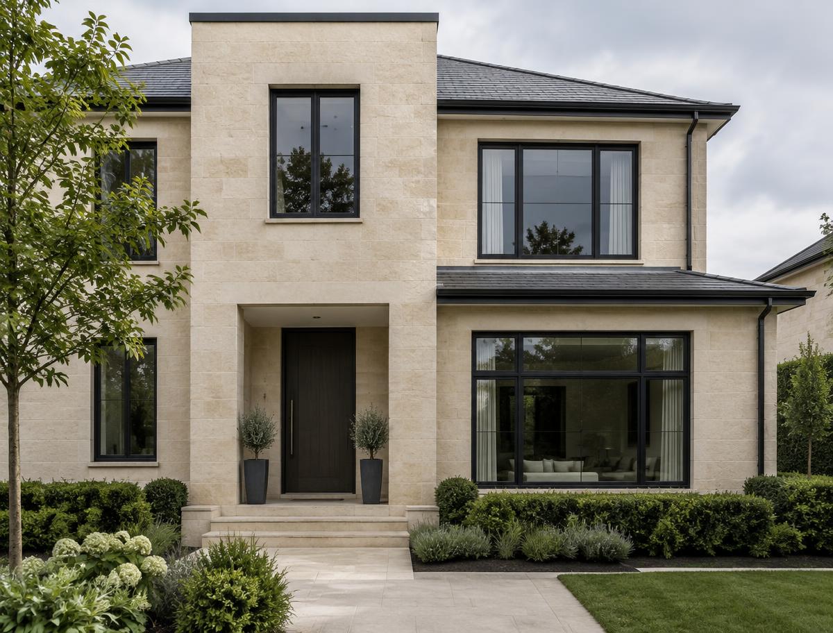 Modern residential property exterior